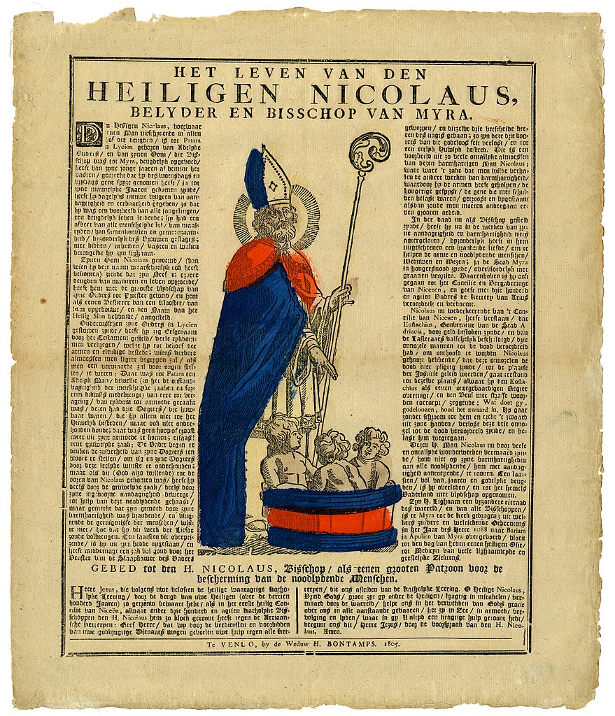 The Story of Saint Nicholas in Dutch
